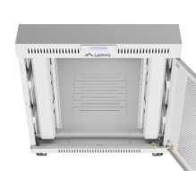 Free-standing rack cabinet 19" 15U 800x1000 grey perforated door LCD Lanberg (flat pack)