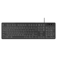 Savio KB-04 keyboard Home / Office USB QWERTY UK International Black
