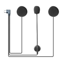 Type C headset for motorcycle helmet for V6pro+ EJEAS HIFI-M6 intercom