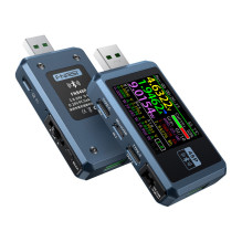 FNIRSI FNB48P BT USB prievado testeris su „Bluetooth“