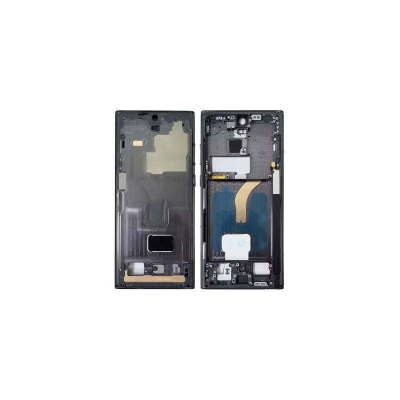 Middle housing Samsung S908 S22 Ultra Phantom Black original (used Grade B)