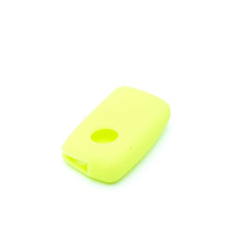 Neonowozielone etui silikonowe na kluczyk Seat Skoda Volkswagen - EPKC70