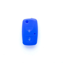 Niebieskie etui silikonowe na kluczyk Seat Skoda Volkswagen - EPKC67