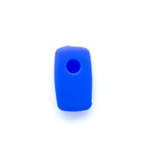 Niebieskie etui silikonowe na kluczyk Seat Skoda Volkswagen - EPKC67