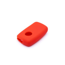 Czerwone etui silikonowe na kluczyk Seat Skoda Volkswagen - EPKC66