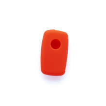 Czerwone etui silikonowe na kluczyk Seat Skoda Volkswagen - EPKC66