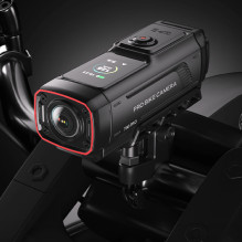 AKEEYO 730Pro 4K vaizdo įrašymo įrenginys, skirtas motociklams ir motociklams ant vairo – juodas