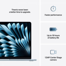 Apple MacBook Air 13.6 Retina M4 16 GB 512 GB SSD EN dangaus mėlynas MC6U4ZE / A Apple MacBook Air 13.6 Retina M4 16 GB 512 GB SSD EN dangaus mėlynas MC6U4ZE / A