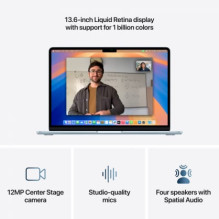 Apple MacBook Air 13.6 Retina M4 16 GB 512 GB SSD EN dangaus mėlynas MC6U4ZE / A Apple MacBook Air 13.6 Retina M4 16 GB 512 GB SSD EN dangaus mėlynas MC6U4ZE / A
