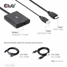 Club3D Adapter HDMI +...