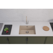SINK OMNI 30 G55 WITH SYPHON BEIGE SINK OMNI 30 G55 WITH SYPHON BEIGE