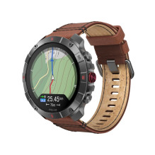 Polar GRIT X2 PRO TI LTHR BRNZ M / L