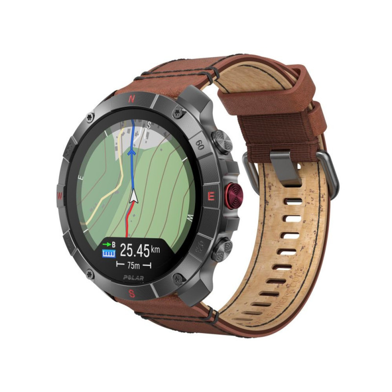 Polar GRIT X2 PRO TI LTHR BRNZ M / L