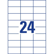 Label - Avery Zweckform 3474 70 x 37mm White 100 Labels