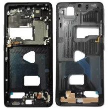 Middle housing Samsung G998 S21 Ultra Phantom Black with sides buttons original (used Grade B)
