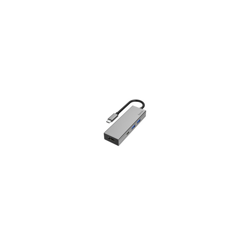 Hama 00200107 interface hub USB 3.2 Gen 1 (3.1 Gen 1) Type-C 5000 Mbit / s Anthracite Grey Array