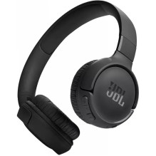 JBL Tune 520BT belaidės ant ausų dedamos „Bluetooth 5.3“ ausinės, juodos