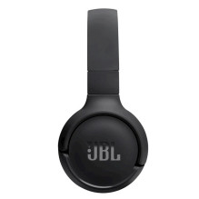 JBL Tune 520BT belaidės ant ausų dedamos „Bluetooth 5.3“ ausinės, juodos