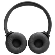 JBL Tune 520BT belaidės ant ausų dedamos „Bluetooth 5.3“ ausinės, juodos