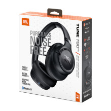 JBL Tune 780NC belaidės ausinės su adaptyviomis triukšmą slopinančiomis funkcijomis, juodos JBL Tune 780NC belaidės ausinės su adaptyviomis triukšmą slopinančiomis funkcijomis, juodos