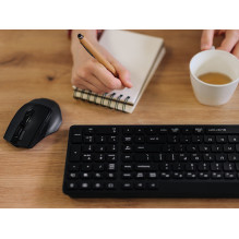 A4Tech 47726 Fstyler FBK27C AS 2.4 GHz+BT (Silent), Black