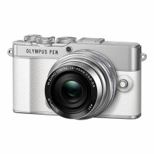 Olympus PEN E-P7 + ED 14-42mm EZ PANCAKE (White)