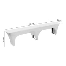 Tamprus suolo užvalkalas Restly Baltas 180x28x43 Tamprus suolo užvalkalas Restly Baltas 180x28x43