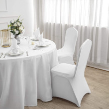 Tamprus kėdės užvalkalas Restly Baltas 46x56x86 Tamprus kėdės užvalkalas Restly Baltas 46x56x86