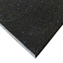 Rubber flooring 15x1000x1000 - with blue granules