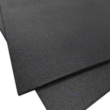 Rubber flooring 15x1000x1000 - with blue granules