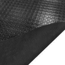 Rubber track with beads 3x1500 mm (cut by the meter)