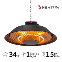 Infrared heater Heatum H1500 AURA