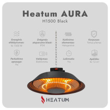 Infrared heater Heatum H1500 AURA