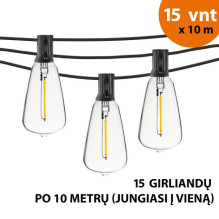 Outdoor garland (LED lights) 150 m Retro Outdoor garland (LED lights) 150 m Retro