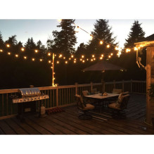 Outdoor garland (LED lights) 20 m Glow black Outdoor garland (LED lights) 20 m Glow black