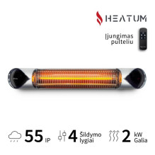 Infrared heater Heatum H2000R CORE SILVER