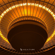 Infrared heater Heatum H2000R VERSE BLACK