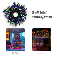 Lauko ir vidaus girlianda (LED lemputės) 10 m PROLED RGB Lauko ir vidaus girlianda (LED lemputės) 10 m PROLED RGB