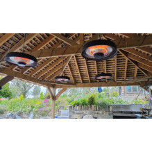 Infraraudonųjų spindulių šildytuvas Heatum H2000R VERSE BLACK