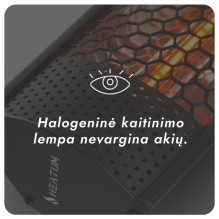 Infrared heater Heatum H2000R URBAN Black