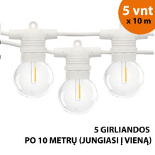 Outdoor garland (LED lights) 50 m Glow white Outdoor garland (LED lights) 50 m Glow white