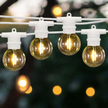 Outdoor garland (LED lights) 50 m Glow white Outdoor garland (LED lights) 50 m Glow white