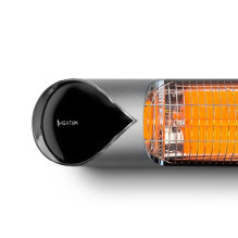 Standing Infrared Heater Heatum H2000R CORE SILVER with single-leg stand
