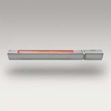 Standing Infrared Heater Heatum H2000R URBAN SILVER with one-legged stand
