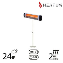 Standing Infrared Heater Heatum H2000 OPTIM with single-leg stand