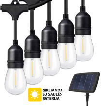 Lauko girlianda su saulės...
