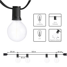 Outdoor garland (LED lights) 10 m Elegance matte Outdoor garland (LED lights) 10 m Elegance matte