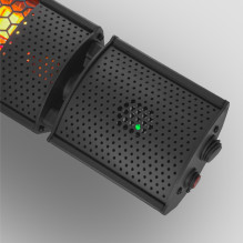 Freestanding Infrared Heater Heatum H2000R URBAN Black with tripod stand