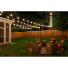 Outdoor garland (LED lights) 150 m Pearl white