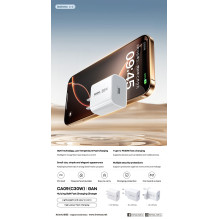 Įkroviklis Remax CA09 30W USB-C baltas
